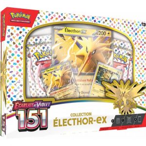 Coffret Pokémon Jcc Collection Électhor-Ex - Écarlate Et Violet 151 - Ev03.5 - Occasion