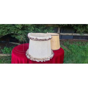 Abat jour armature carcasse luminaire a refaire - Occasion