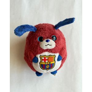 Peluche du F C de Barcelone- Boule de 10 cm de diam&egrave;tre avec &eacute;cusson du FC Barcelone sur le ventre- - Occasion