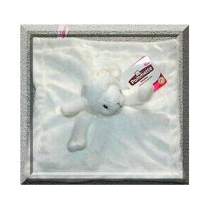 Doudou Mouton Blanc Pommette Peluche Jouet Bebe Naissance Animal Agneau Mixte Nouveau Ne Comforter White Sheep Baby Blankie New Born - Occasion