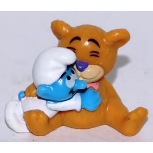 B&eacute;b&eacute; Schtroumpf Avec Ourson - Occasion