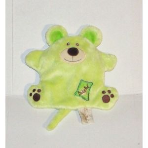 Doudou Chien Souris Verte Ours Animal Baby Nat - Occasion