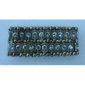 R&eacute;miniscence Bracelet M&eacute;tal Argent&eacute; + Strass - Occasion