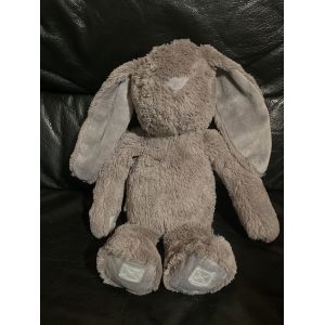 PELUCHE LAPIN ATMOSPHERA FOR KIDS GRIS MAUVE 40 CM - Occasion