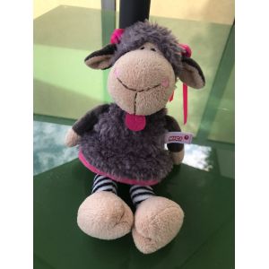 Peluche Doudou Mouton En Robe Et Tire La Langue Nici 30 Cm - Occasion