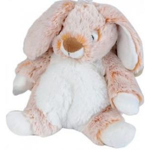 Doudou Lapin Nicotoy Blan Corange Marron Peluche Jouet Bebe Naissance Lapinou Simba Toys Benelux Plush Soft Toy Bunny Brown White Rabbit Baby Comforter Animal Farm - Occasion