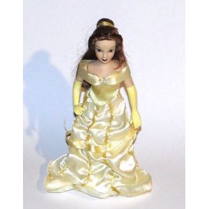 poup&eacute;e en porcelaine la belle et la b&ecirc;te princesse belle disney j&h international - Occasion