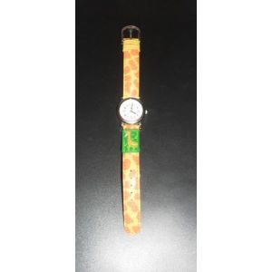 Montre Enfant Ou Adolescent Marque Lip Avec Incrustation Zèbre Au Bracelet - Occasion