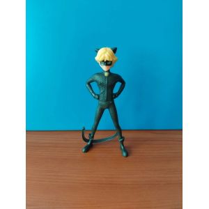 Figurine Chat Noir - Miraculous - 11 Cm - Plastique - Occasion