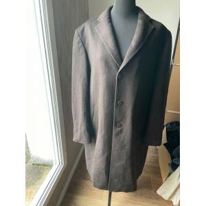 Manteau Homme Long Izac Laine Cachemire Xl - Occasion