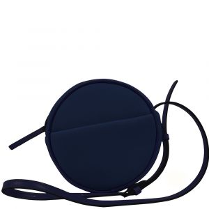 <p>Tout rond, tout mignon ! Tendance avec sa forme et original avec son mélange de texture néoprène et similicuir, il est le parfait petit sac en toutes situations. <br />Fermeture zippée et poche intérieure zippée. <br />Plus une poche avant à top magnét
