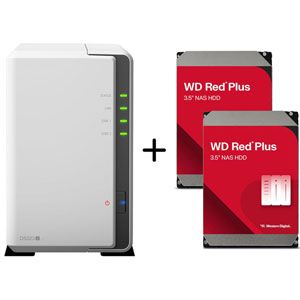 Synology Bundle DS223J / 2x WD Red Plus 8To - BUNDS223J+WD80EFPX