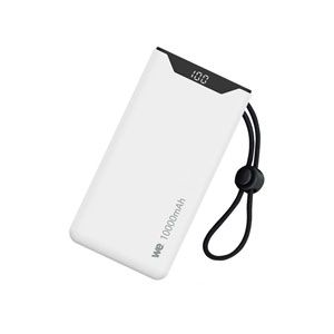 WE Power Bank USB-A/USB-C - 10000mAh / Blanc - WEBATT10000USBAUSBCB