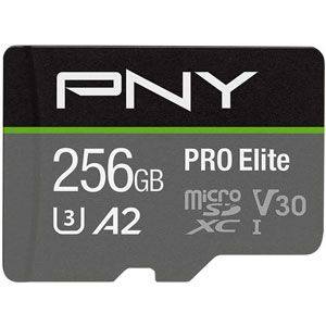 PNY PRO Elite Class 10 U3 V30 microSDXC - 256Go - P-SDU256V32100PRO-GE