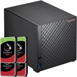 ASUSTOR DRIVESTOR 4 + 4 x Seagate IronWolf 8To - BUNAS1104T-ST8000VN