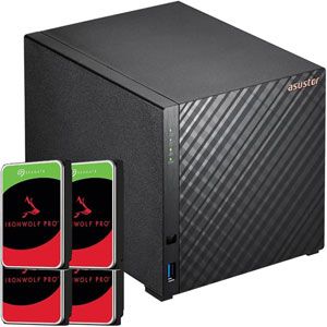 ASUSTOR DRIVESTOR 4 + 4 x Seagate IronWolf Pro 12To - BUNAS1104T-ST12000NT