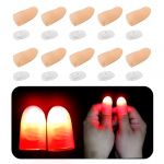 Luxibond Lumières magiques pour doigts – 4 pièces – Jouet magique lumineux pour pouce | Lumières magiques pour pouce | Trick & Party Prank pour Halloween et événements (Luxilinge, neuf)