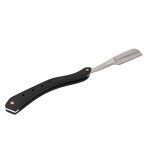 Yinhing Professionnel Droit pour Hommes en Alliage de Zinc Manche en Bois Barbier Pince de Rasage Type Conception Pliable pour la Maison et le Salon de Coiffure (Kireina-eu, neuf)