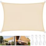 Voile d'ombrage Rectangulaire 2x3m, Toile Ombrage PES Résistant à l'eau, Filet dombrage Rectangle 2x3m,Auvent Imperméable UV Protection pour Jardin Terrasse Camping, avec Corde Libre, Gris (Oberflächenschutz Sturm GmbH, neuf)