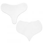 EIROVYA Lot de 2 Patchs Anti-rides en Silicone R&eacute;utilisables,Coussinets Anti-rides pour la Poitrine,patch mammaire,Patchs Anti-rides D&eacute;collet&eacute;s,anti wrinkle patches,Patch de Lisser Peau (EIROVYA, neuf)