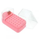 Vaguelly Boîte De Rangement Pour Forets à Ongles Support Pour Tête De Ponçage Organiseur Pour Outils De Manucure Transparent (Bustling Xin, neuf)