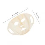 VALICLUD Couvre-Masque Facial en Silicone R&eacute;utilisable 3Pcs Masque Hydratant Ajustable Outil de Soins de Peau Usage Comprend des &Eacute;lastiques (Cedongh, neuf)