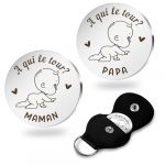 Cadeau Futur Papa,Cadeau Future Maman,Cadeau Jeune Maman,Cadeau Naissance,Cadeau Futur Parents,Cadeau Pour Maman Apres Accouchement,Cadeau Jeune Parents,Pièce De Monnaie De Décision,Cadeau Maman (jiangjingdz, neuf)