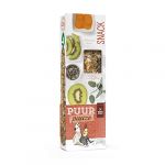 Witte Molen, Puur Pauze Sticks Cacato&egrave;s Kiwi & Eucalyptus 140 GR - Tray, b&acirc;tons &agrave; ronger 3X cuits au Four (2pcs), Une activit&eacute; d&eacute;licieuse et Saine, sans conservateurs, colorants ni ar&ocirc;mes artificiels (VISO TRADE, neuf)