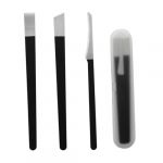 VALICLUD 4pi&egrave;ces Lot De Coupe-ongles Pour Accessoires De P&eacute;dicure M&eacute;nagers Coupe-ongles Noir Pince &agrave; Ongles Pour P&eacute;dicure (Cedongh, neuf)