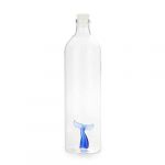 Balvi Bouteille Tail Couleur Bleu avec Chiffre en Forme de Baleine Borosilicate (Balvi, neuf)