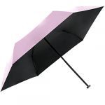 Knirps US.050 Ultra Light Slim Manual Rose with Black Coating (Modeherz, neuf)