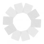 CALLARON Lot De 10 Plateaux De Moulage R&eacute;utilisables Pour Masques Faciaux Outil De Moulage En Plastique Souple Pour Les Soins De La Peau (Raindrops On Roof, neuf)