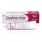 Cushion Grip - Adhésif souple pour prothèses dentaires en thermoplastique souple et pliable pour le remontage et le serrage 1 oz (28 grammes) (Khusiya Limited, neuf)