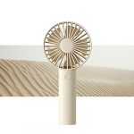 JISULIFE Mini ventilateur portatif, portable et petit avec 3 vitesses, batterie rechargeable USB, fonctionne pour l'extérieur, les voyages, les concerts, les cadeaux pour femmes et hommes - Marron (JISULIFE-EU, neuf)