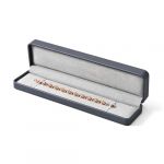 Oirlv PU Cuir Bleu Fonc&eacute; Ecrin Collier,Bo&icirc;te Collier,Bo&icirc;te &agrave; Pendentif,Boite Bracelet,Pour La Saint Valentin,Anniversaire (OIRLV, neuf)