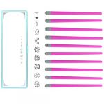 Lot de 10 tampons &agrave; ongles professionnels pour manucure &agrave; domicile, pour femmes et filles (gahtalw, neuf)