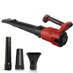 Souffleur &agrave; feuilles compatible avec Milwaukee M18 18V, souffleur &eacute;lectrique &agrave; moteur sans balais 58,1 m/s, souffleur sans fil r&eacute;glable &agrave; 3 vitesses pour jardin, pelouse et neige (aucune batterie) (nectargland, neuf)