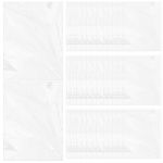 MUCKLILY Lot de 250 Paquet de Nettoyage Transparents pour Bouteilles de Tatouage Housses Souples en Plastique Fond Scell&eacute; Jetables et L&eacute;gers Compatibles Flacons de Nettoyage Protection (Senike, neuf)