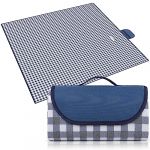 Eucomir 200 * 200CM Couverture de Pique-Nique Tapis de Couverture de Pique-Nique Pliable Imperméable,Le Parc, La Randonnée, Le Camping, Idéal pour Les Voyages en Famille, Bleu Marine (AGDTYID ZJEDE, neuf)