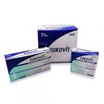 Pansements absorbants st&eacute;riles EUROVIT BLEU - 10 x 30 cm - Bo&icirc;te de 10 (BIOSAMPLE, neuf)