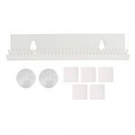 RepiceFinem White Acrylique Hair Lightweight Pin Extension Hangle Extension Hair Extension Affichage Idéal pour la maison et les magasins (Blanc) (BdAienito, neuf)