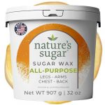 Nature'S Sugar - Nature's Sugar Wax P&acirc;te anti-poils multi-usages pour jambes, dos, bras et poitrine, 992,2 g pour d&eacute;butants, pour tous types de peau, v&eacute;g&eacute;talien et sans cruaut&eacute; envers les animaux (THE BOG, neuf)