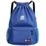 Eucomir Sac &agrave; Dos &agrave; Cordon Imperm&eacute;able Large avec Bandouli&egrave;re - Sac de Sport avec Poches Int&eacute;rieure, de S&eacute;curit&eacute;, Avant et Arri&egrave;re Zipp&eacute;es (Agdtyid, neuf)