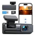 iZEEKER 2.5K Dashcam Voiture, Camera Voiture 1440P WiFi, Mini Dash Cam Avant avec App Contr&ocirc;le, Carte SD 32G, Vision Nocturne, WDR, Capteur G, Enregistrement en Boucle, Mode Parking 24H (Accion Innovations, neuf)