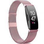 Faliogo Compatible avec Fitbit Inspire Bracelet/Fitbit Inspire 2 Bracelet/Fitbit Inspire HR Bracelet, Bracelet en M&eacute;tallique Acier Inoxydable Compatible pour Fitbit Ace 2, Petit Or Rose (Gehuaa-EU, neuf)