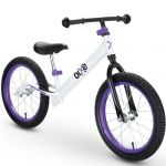 Bixe Vélo d'Équilibre en Aluminium pour Enfants - Draisienne 16 Pouces Velo sans Pedale Entraînement Sportif - Vélo Enfants de 5 6 7 8 et 9 Ans Draisienne sans Frein - Violet (SX-Commerce, neuf)