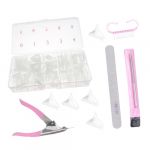CALLARON 1 Boîte Accessoires De Manucure Repousseur De Cuticule Tampon à Ongles Fournitures Techniques Pour Les Ongles Trousse à Ongles Outils Rose Clou Conseils Plastique (Raindrops On Roof, neuf)