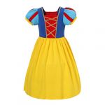 Lito Angels Deguisement Robe Princesse Blanche Neige pour Enfant Fille Taille 5-6 ans, Jaune (Lito Angels FR, neuf)