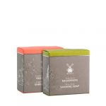 M&Uuml;HLE Duo de savon &agrave; raser - Pour tous les types de peau - Doux, fruit&eacute;, v&eacute;g&eacute;talien - 2 x 65 g - Aloe Vera et menthe pamplemousse (BonKoo, neuf)