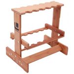 Ultimate Présentoir de Cannes Compact Wooden Rod Rack | Rangement Canne a pêche (Pêchepromo, neuf)